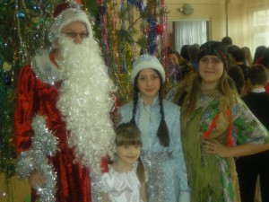 Новогодние праздники в МОУ «СОШ п.Заволжский»