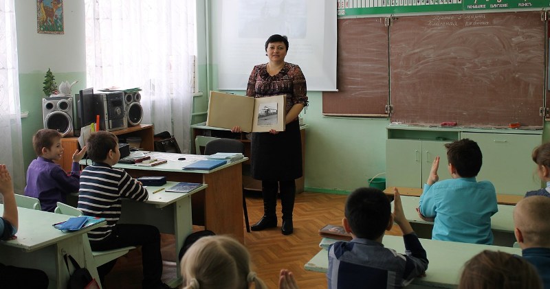 Юные пугачевцы изучают историю села