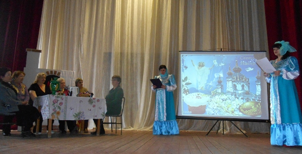 В Доме культуры села Большая Таволожка состоялись пасхальные посиделки