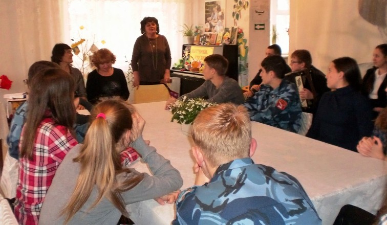 Старшеклассники СОШ №1 встретились с местными поэтами