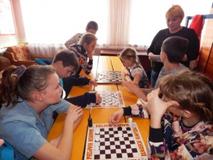 В ДК п.Солянский прошел турнир по шашкам