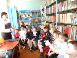 Школьники с.Давыдовка совершили литературный визит