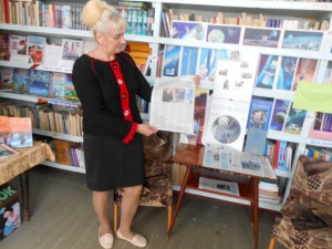 В библиотеке п.Заволжский читали отрывки из любимых книг о космосе и космонавтах