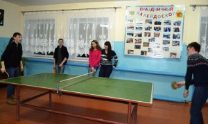 Турнир по настольному теннису состоялся в ДК с.Селезниха