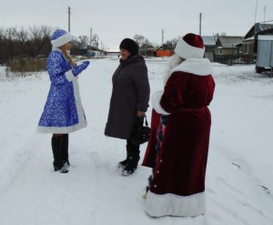 В Пугачевском районе продолжается новогодняя акция